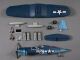 Derbee F4U Corsair Warbird PNP blau - 750mm