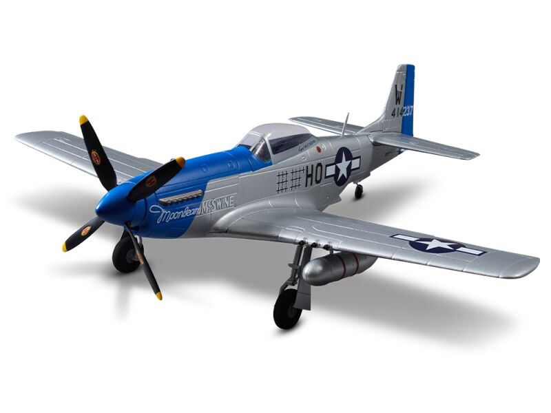 D-Power - Derbee P-51D Mustang Warbird PNP blue - 750mm