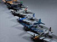 D-Power - Derbee P-51D Mustang Warbird PNP blue - 750mm