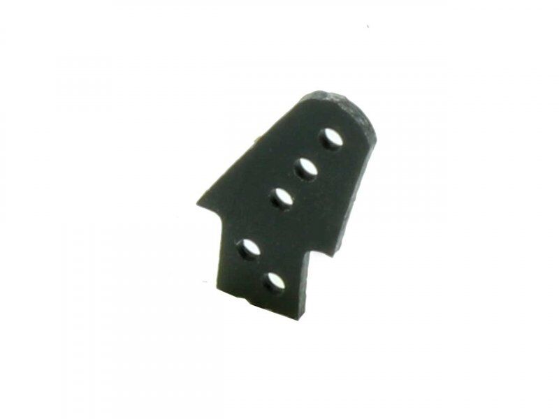 GfK Ruderhörner schwarz 12mm / 1,0mm (10 Stück)