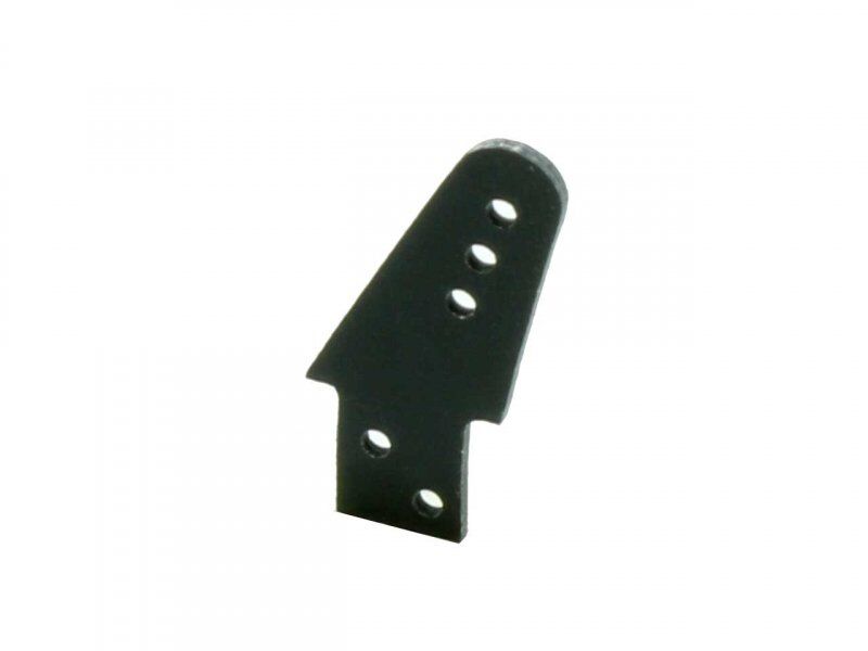 GfK Ruderhörner schwarz 17mm / 1,0mm (10 Stück)