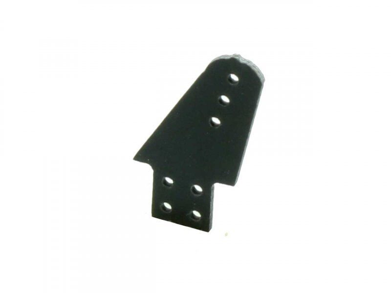 GfK Ruderhörner schwarz 20mm / 1,0mm (10 Stück)