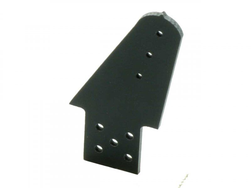 GfK Ruderhörner schwarz 30mm / 1,5mm (10 Stück)