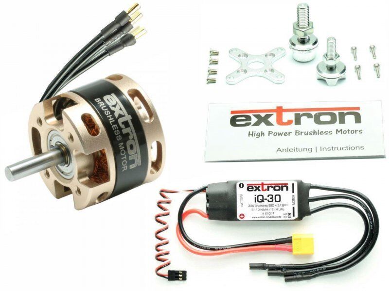 Extron Brushless Motor EXTRON 2808/16 (1680KV) Combo Set + iQ-30 Regler (X4062)