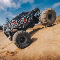 Gorgon 4x2 Mega 550 brushed Monster Truck gunmetall RTA Kit - 1:10
