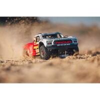 Arrma - Mojave 4x4 4S BLS Desert Race Truck white/red - 1:8