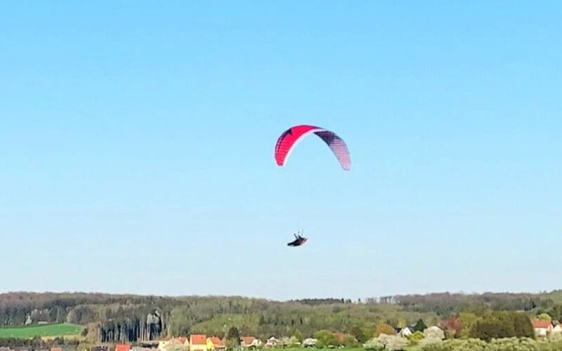 Para-RC - Gleitschirm PHASOR 2.3 RAST rot/nightshade/weiß