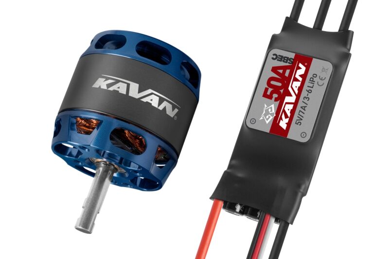 Kavan - Drive set Pro 3536-1000 motor & R-50SB controller