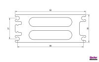 Hacker Motor Akku-Montageplatine 2S Compact 18650 / 21700 (4250320274704)