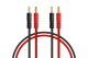 MIBO - Kabel 50cm mit 4mm Bananensteckern