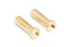 MIBO Gold Plugs - 5mm (2pcs)