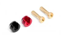 MIBO Low Profile Bullet Stecker - 4mm (2 Stück)