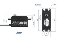 MIBO 1/10 Onroad Low Profile (0.074s/14kg/8.4V) Coreless...