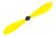 Kavan - Prop m. Spinner, 125 x 110 mm / 4,9 x 4,3 - Gelb, 10 stück