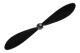 Kavan - Prop m. Spinner, 125 x 110 mm / 4,9 x 4,3 - Schwarz, 10 stück