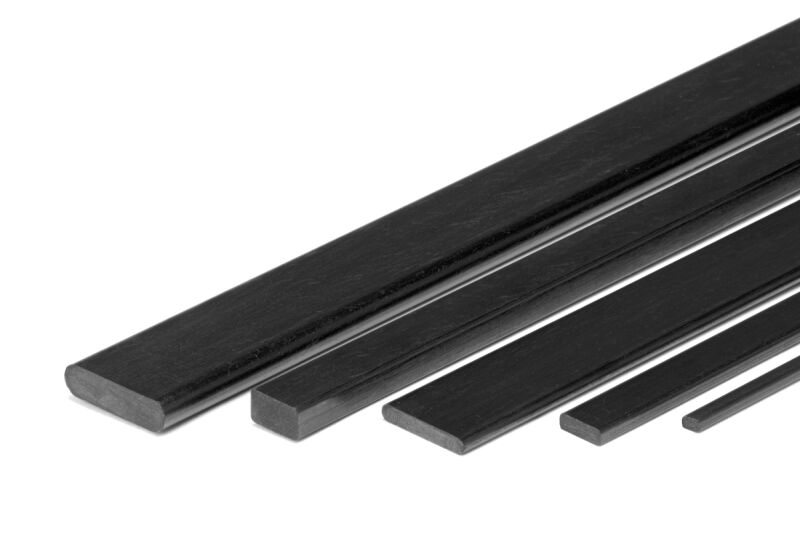 Kohlenfaser-Vierkantstab 4,0x7,0x1000mm