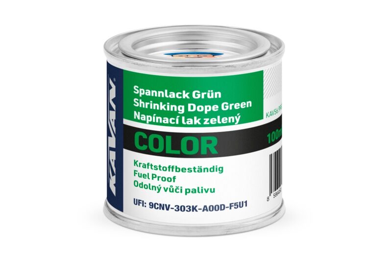 Spannlack color grün - 100ml