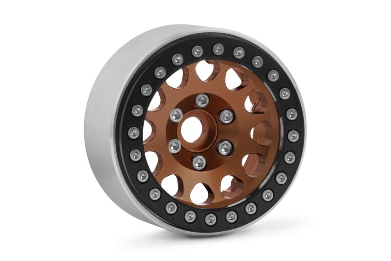 Kavan - 1.9" Aluminium-Beadlock-Felgen bronziert für RC-Crawler 1/10 (2 Stück)