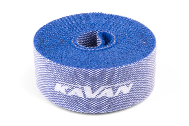 Doppelseitiges Klettband 2cm blau - 2m