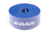 Doppelseitiges Klettband 2cm blau - 2m
