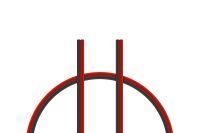 Kavan - Kabel Doppelleitung 2x0,35 mm2, blau/rot (PVC)