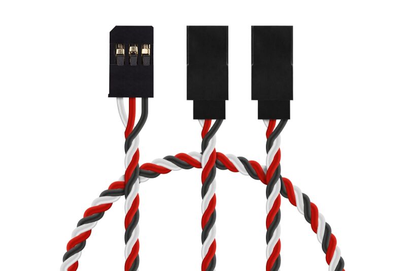 Y-Kabel verdrillt Futaba (PVC) - 15cm