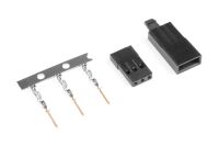 Servostecker Stecker JR mit Sicherung (10 Stück)