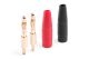 Kavan - 4mm GOLD Bananenstecker (schwarz + rot)