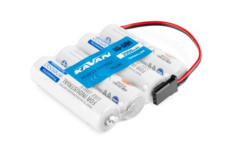 eneloop 4,8V 2000AA Sanyo Tx (Flash 7, LYNX 4S, T6K, T10J, T3PV) 4 Zellen flach