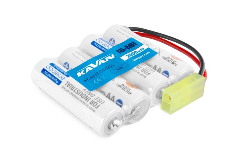 eneloop 4,8V 2000 AA Sanyo Antriebsakku für Panzer & Baumaschinen