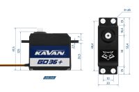 GO-36 Plus (0.14 s/60°, 3.4 kg.cm)