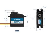 GO-17MG Servo (0.14 s/60°, 2.2 kg.cm)