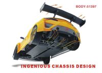 HSP GT PRO 1/10 2,4 GHz Brushless On-Road, gelb