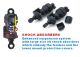 HSP GT PRO 1/10 2,4 GHz Brushless On-Road, gelb