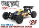 HSP Vortex 1/10 2,4 GHz Brushed Buggy, orange