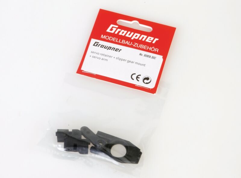 GM Racing - Servohalterung mit Servoarm