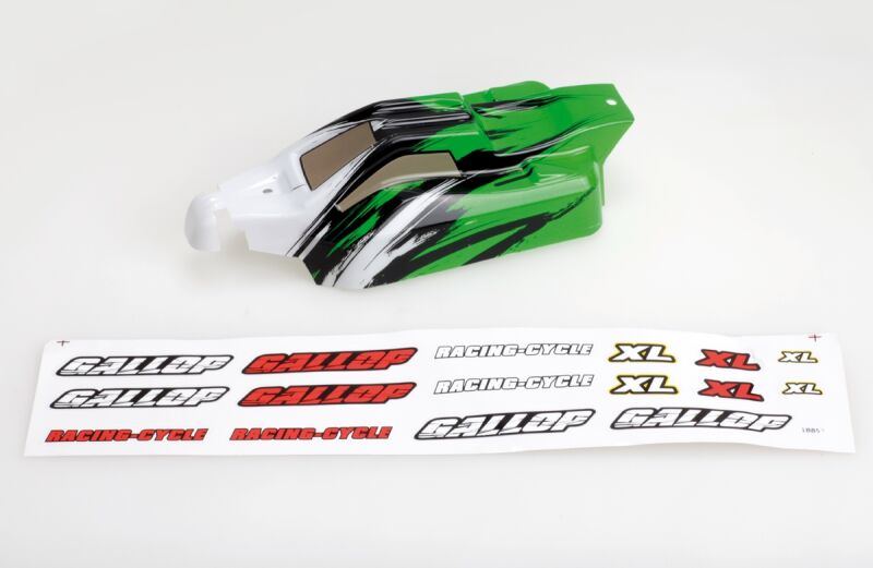 GM Racing - Buggy Karosseriegrün/weiss
