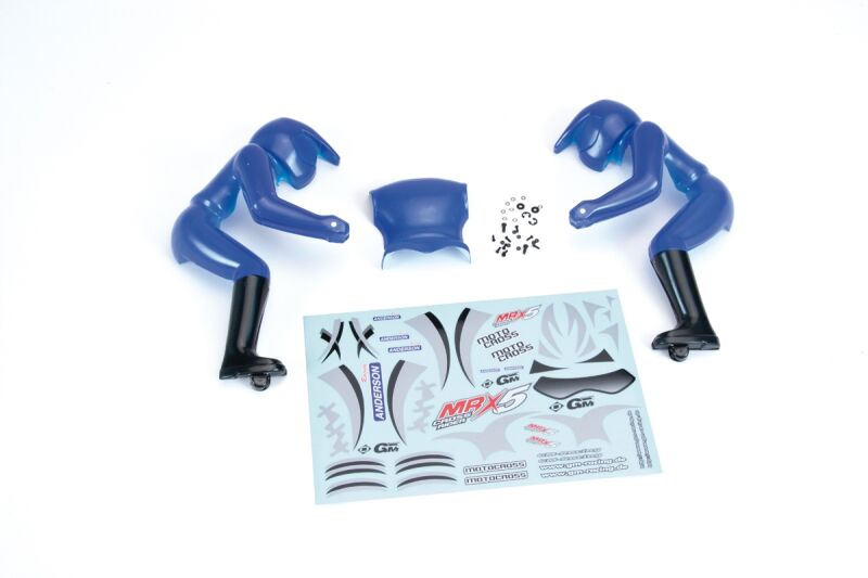 GM Racing - Fahrerfigur + Decals(blau)