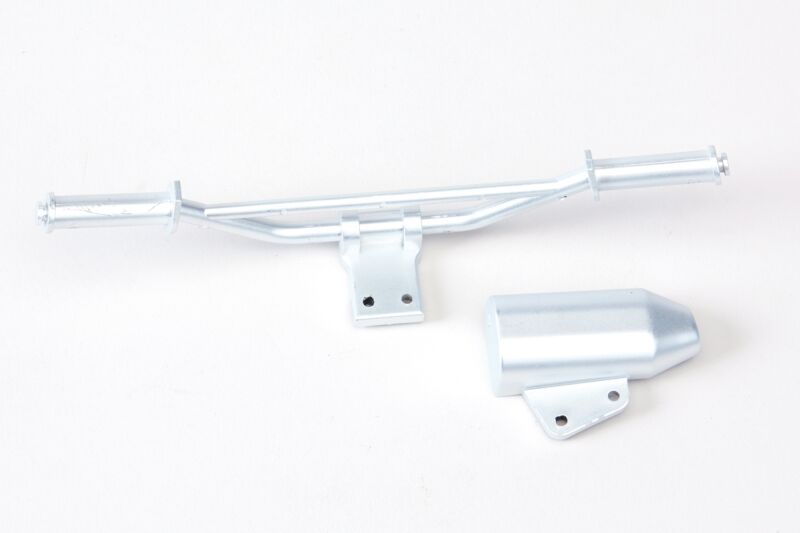 GM Racing - Lenker und Schalldämpfer Chrome Design