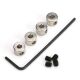 Dubro Einstellringe 3/32" (4 St.)