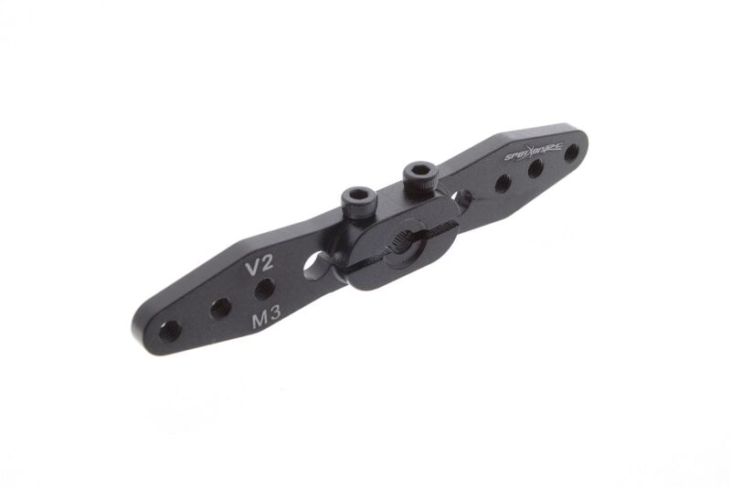 SpotOnRC - Servohorn 63,5mm, doppelseitiges, 24 Zähne (schwarz), für Servos H
