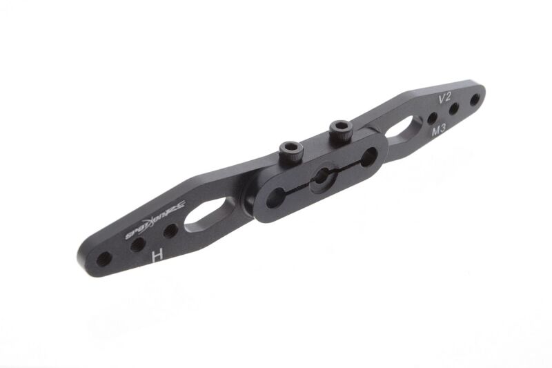 SpotOnRC - Servohorn 89mm, doppelseitiges, 24 Zähne (schwarz), für Servos H