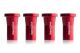 SpotOnRC - Abstandsäule M6 30mm Rot 4Stück