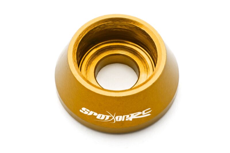 SpotOnRC - Zierunterlage M3 golden 10 Stück