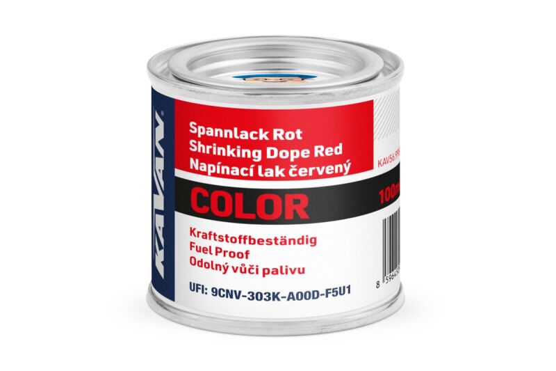 Spannlack color rot - 100ml