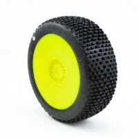 ProCircuit - H-BLOCK V2 BUGGY C1 (SUPER SOFT) PRE-MOUNTED Yellow, 2 Pcs.