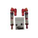 RC Parts - Ultimate Racing - 1/10 Crawler Shocks W/Faux Reservoir 110mm, Black, 2 Pcs.