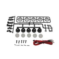 RC Parts - Ultimate Racing - 5-LED Roof Spotlight Kit, Black
