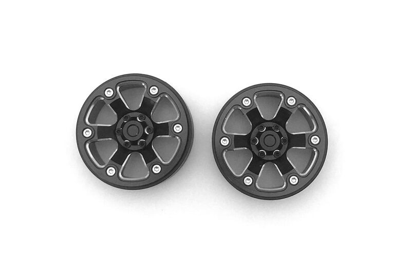 RGT - Aluminium-Beadlock-Felgen mit 6 Speichen (2 Stück)