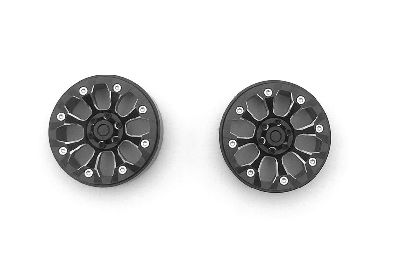 RGT - Aluminium-Beadlock-Felgen mit 8 Speichen (2 Stück)